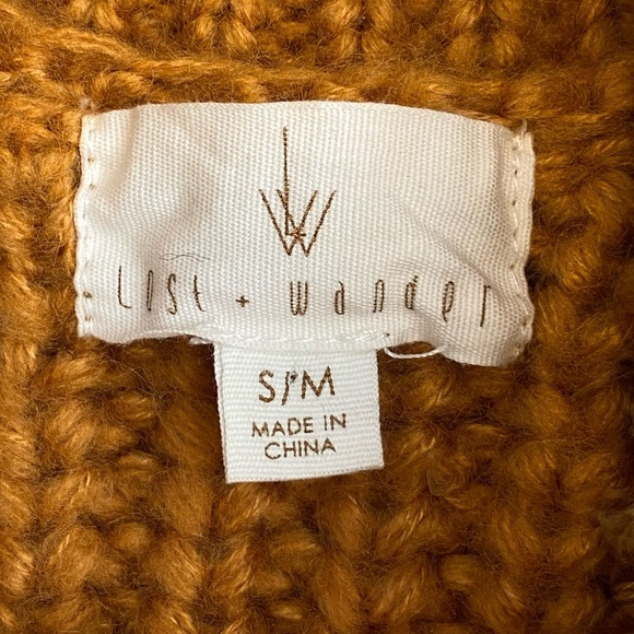 Lost + Wander Rust Knit Crewneck Sweater - Picture 6 of 6